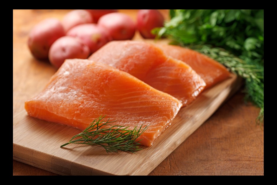 Barbecued Loch Duart Scottish Salmon with a Tamarind Honey Glaze and